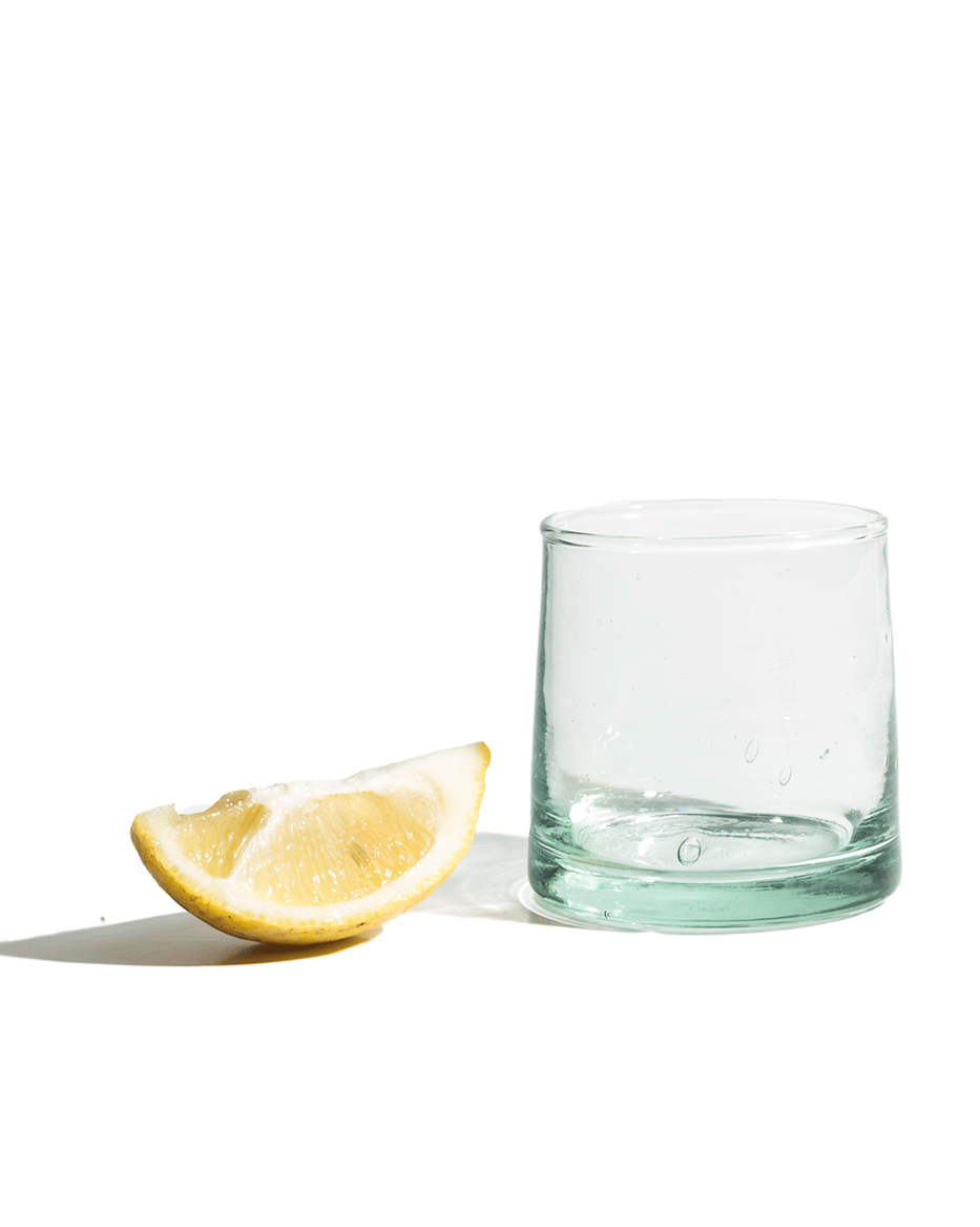 Envers Mouth-Blown Recycled Glasses, Set of 6, another angle
