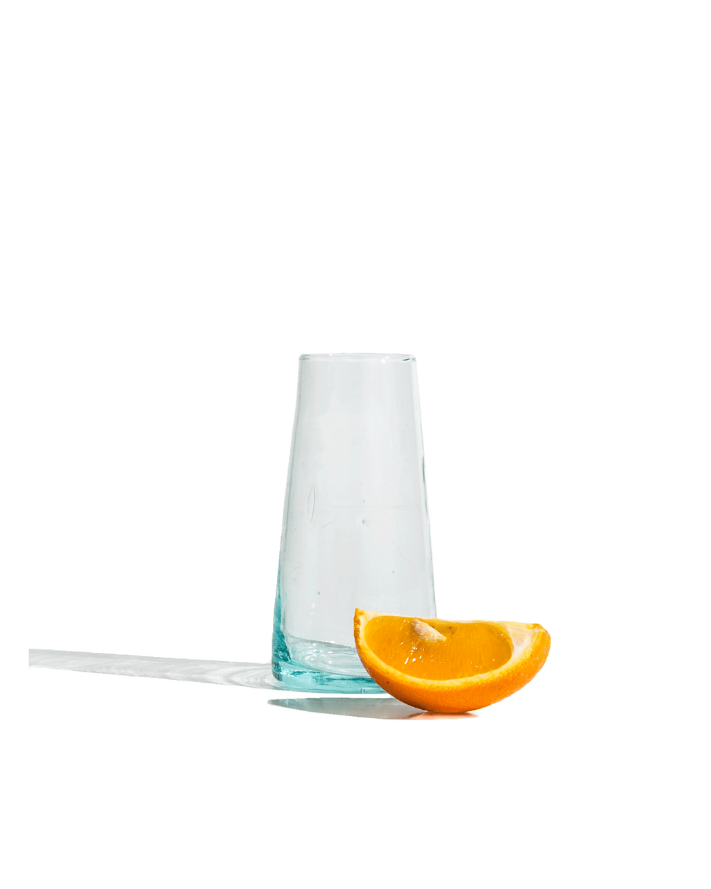 Mouth-Blown Recycled Glass Highballs, Set of 6