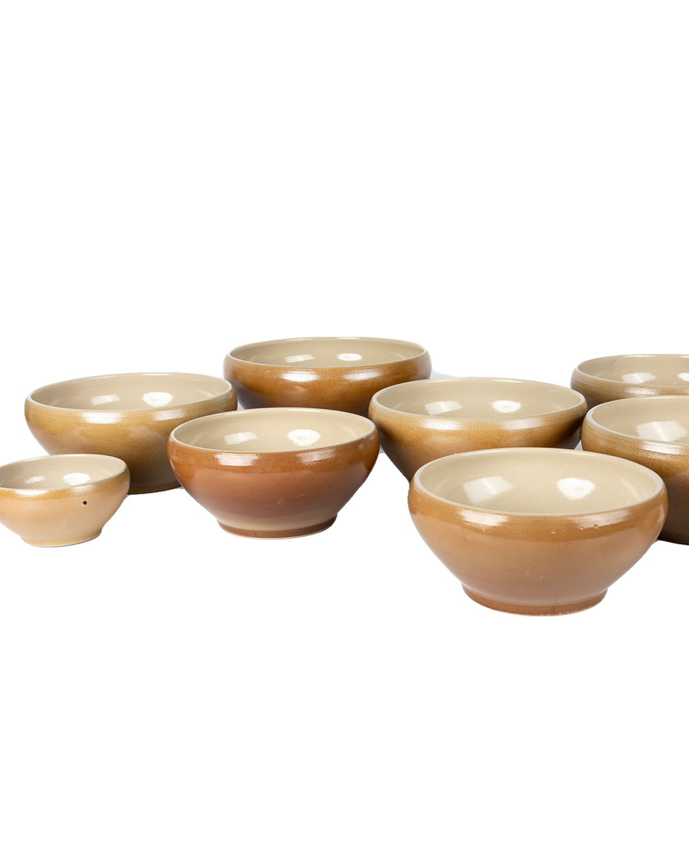 Vintage French Stoneware Bowls