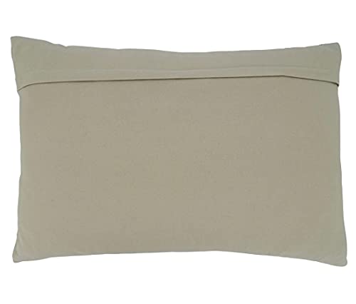 Color Block Stripe Cotton Lumbar Pillow, alternate view