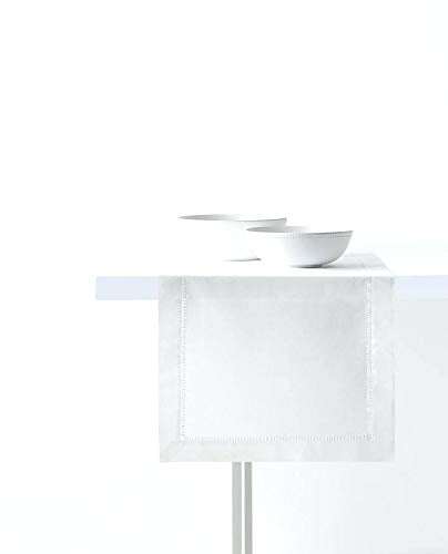 Hemstitch Pure Linen Tablecloth
