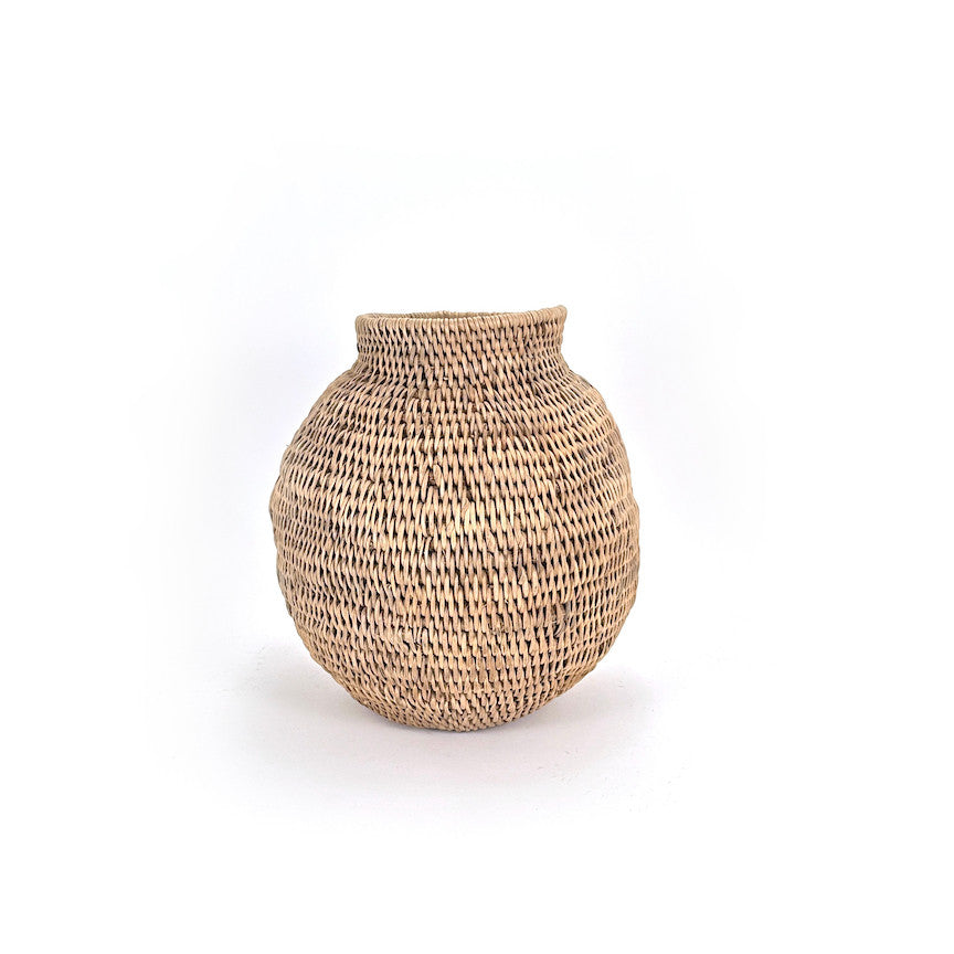 Buhera Hand-Coiled Gathering Basket, Medium