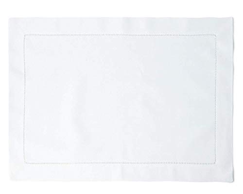 Hemstitch Pure Linen Tablecloth, alternate view