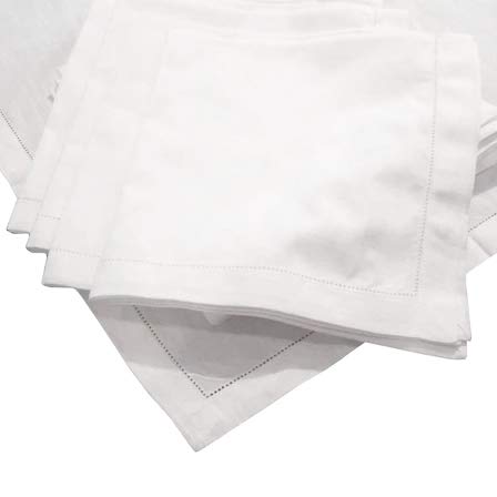 Hemstitch Linen and Cotton Tablecloth, alternate view