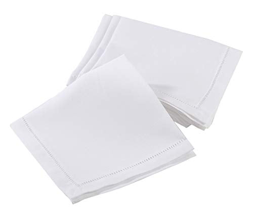 Hemstitch Linen and Cotton Tablecloth