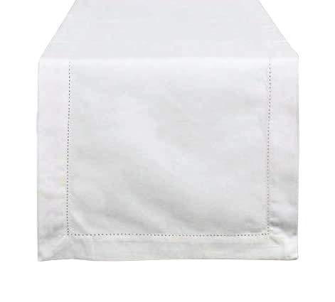 Hemstitch Pure Linen Tablecloth, view 6
