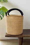 Streamlined Handwoven Laundry Hamper, view 5