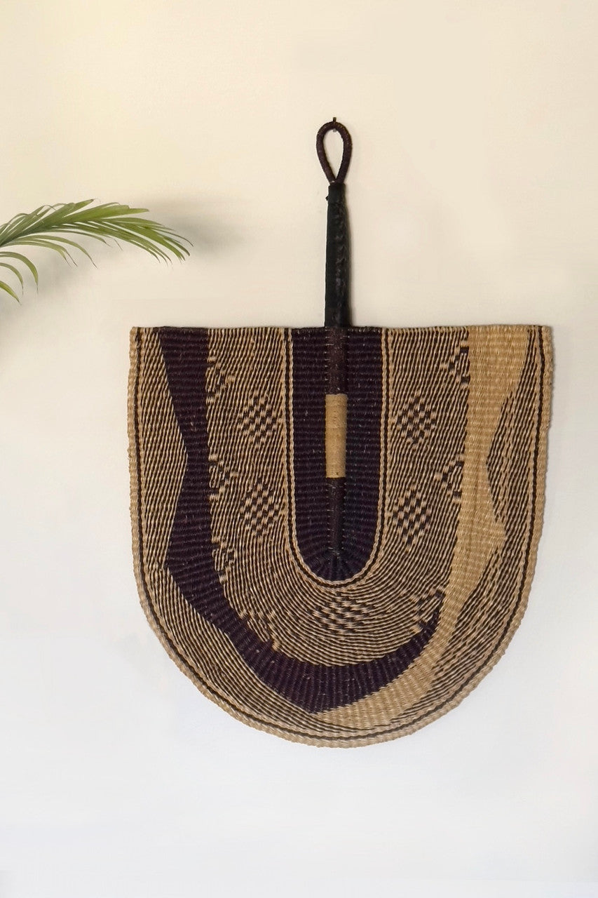 Handwoven Decorative Fan, Large