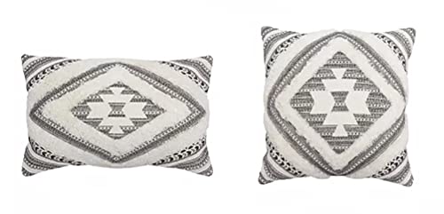 Southwest Diamond Block Print Pillow Cover, view 7