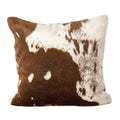 Faux Cowhide Pillow Cover, 18 in