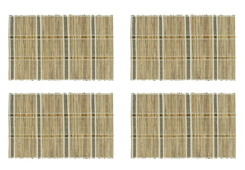 Striped Water Hyacinth Table Runner, alternate view