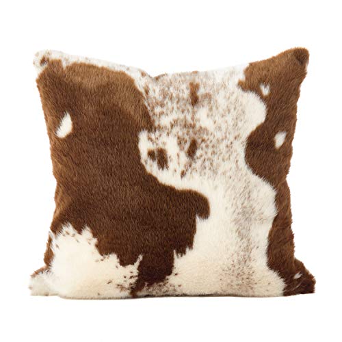 Faux Cowhide Pillow Cover, 18 in, alternate view