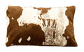 Faux Cowhide Lumbar Pillow Cover, 14 x 22 in