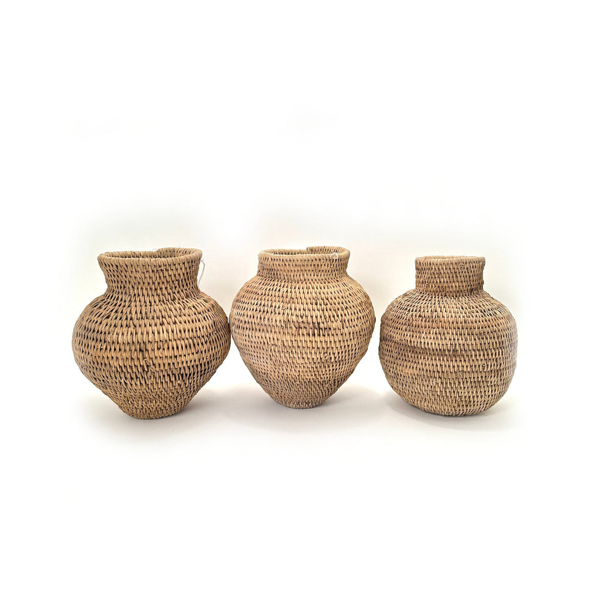 Buhera Hand-Coiled Gathering Basket, Small, detail view