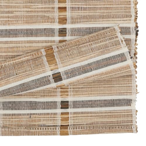 Striped Water Hyacinth Table Runner
