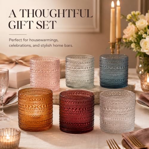 Beaded Hobnail Tumblers, Set of 6, view 10