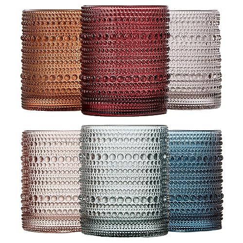 Beaded Hobnail Tumblers, Set of 6