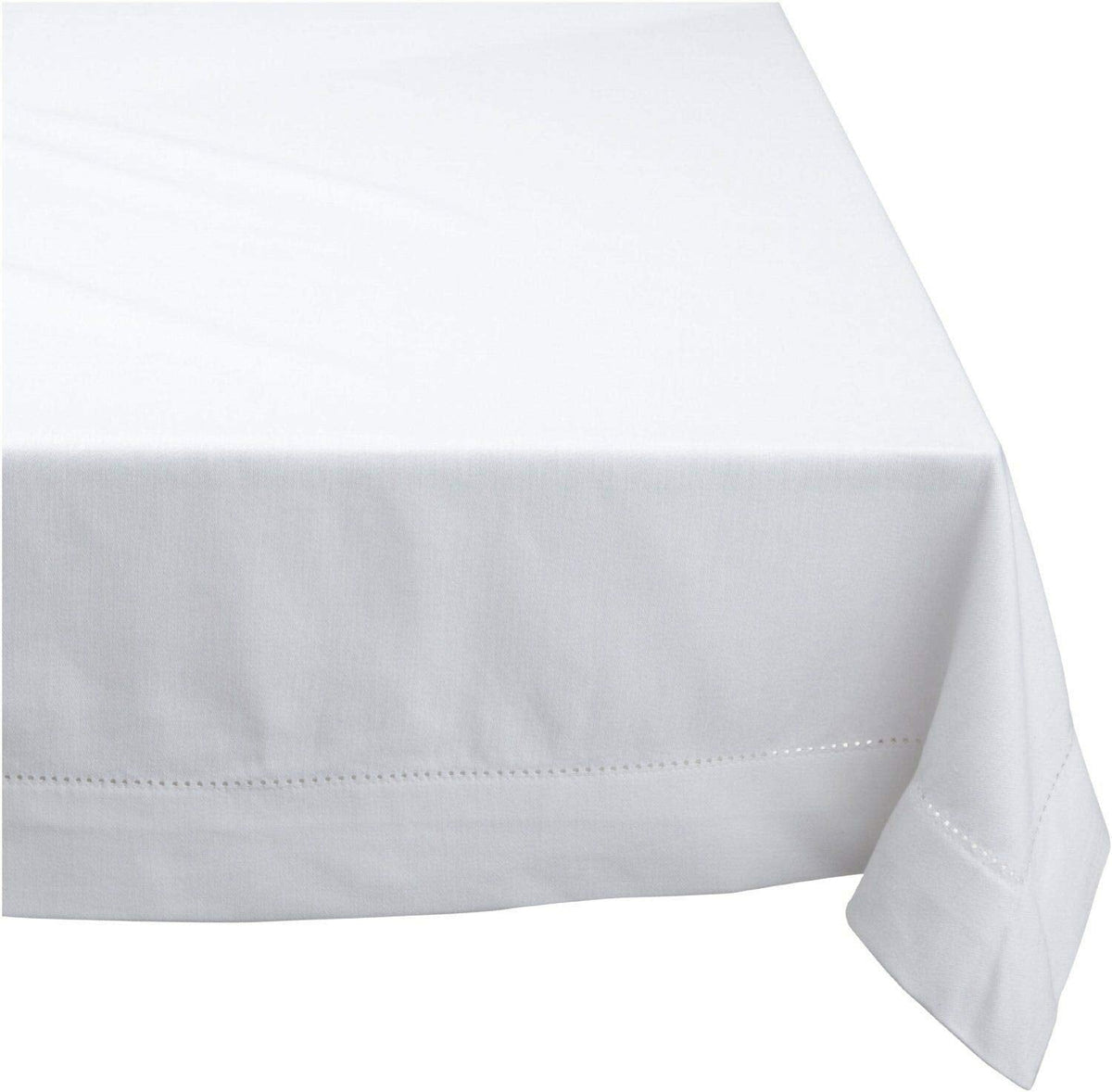 Hemstitch Linen and Cotton Tablecloth