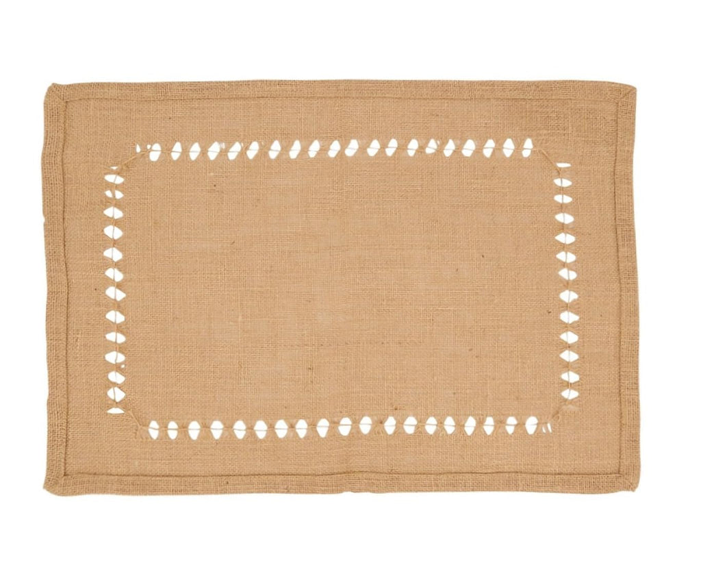 Jute Hemstitch Table Runner