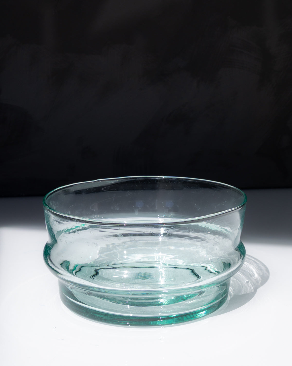 Beldi Mouth-Blown Recycled Glass Bowls, another angle