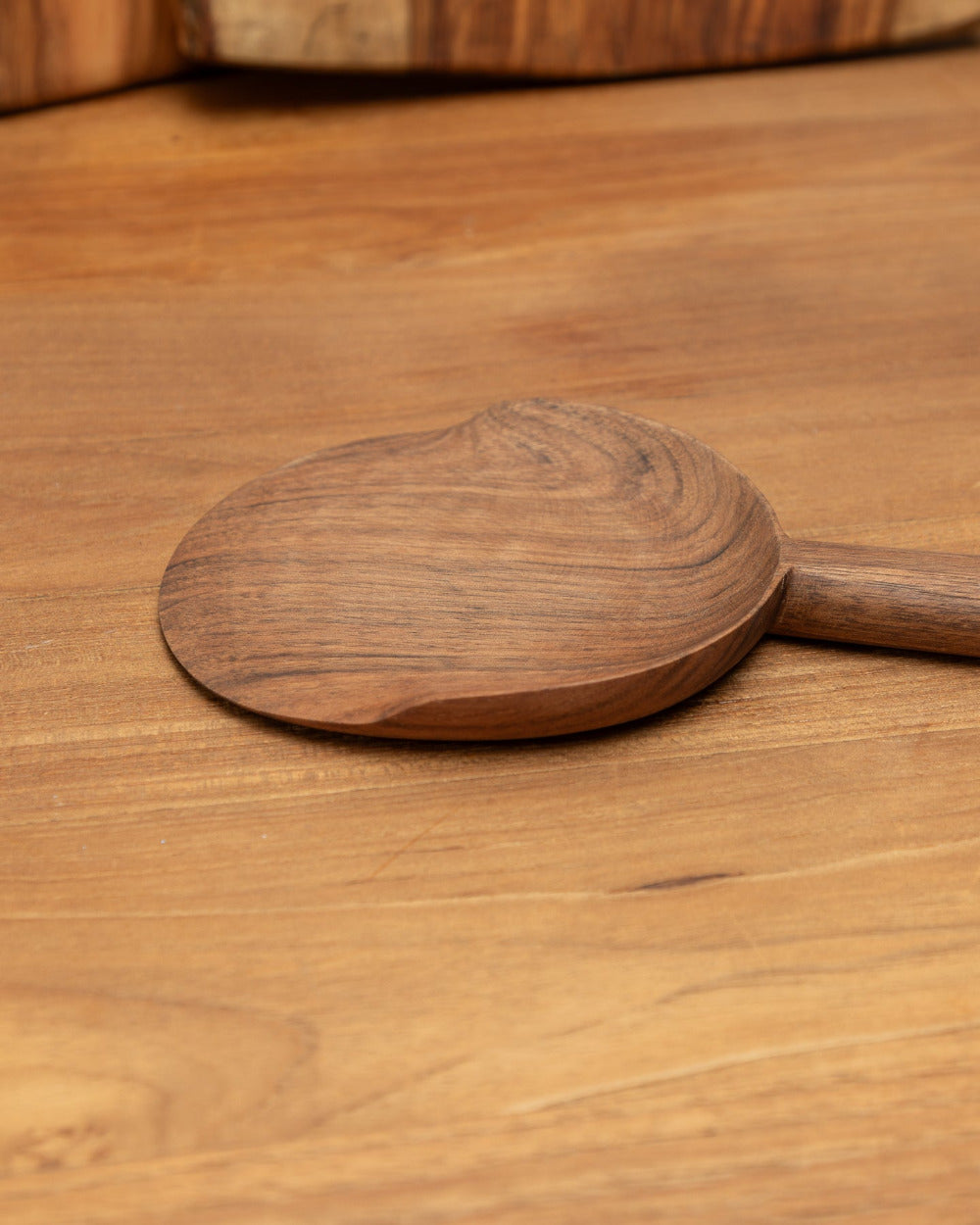 Carved Walnut Spoons, Set of 5, view 6