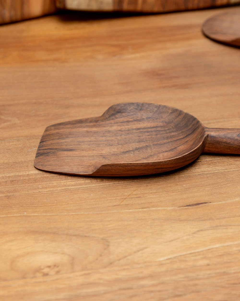 Carved Walnut Spoons, Set of 5, view 8