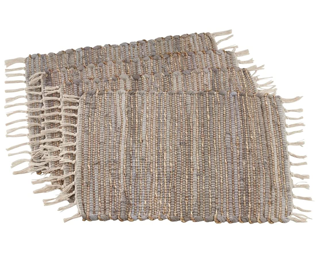 Chindi Fringe Runner or Placemat Set, another angle