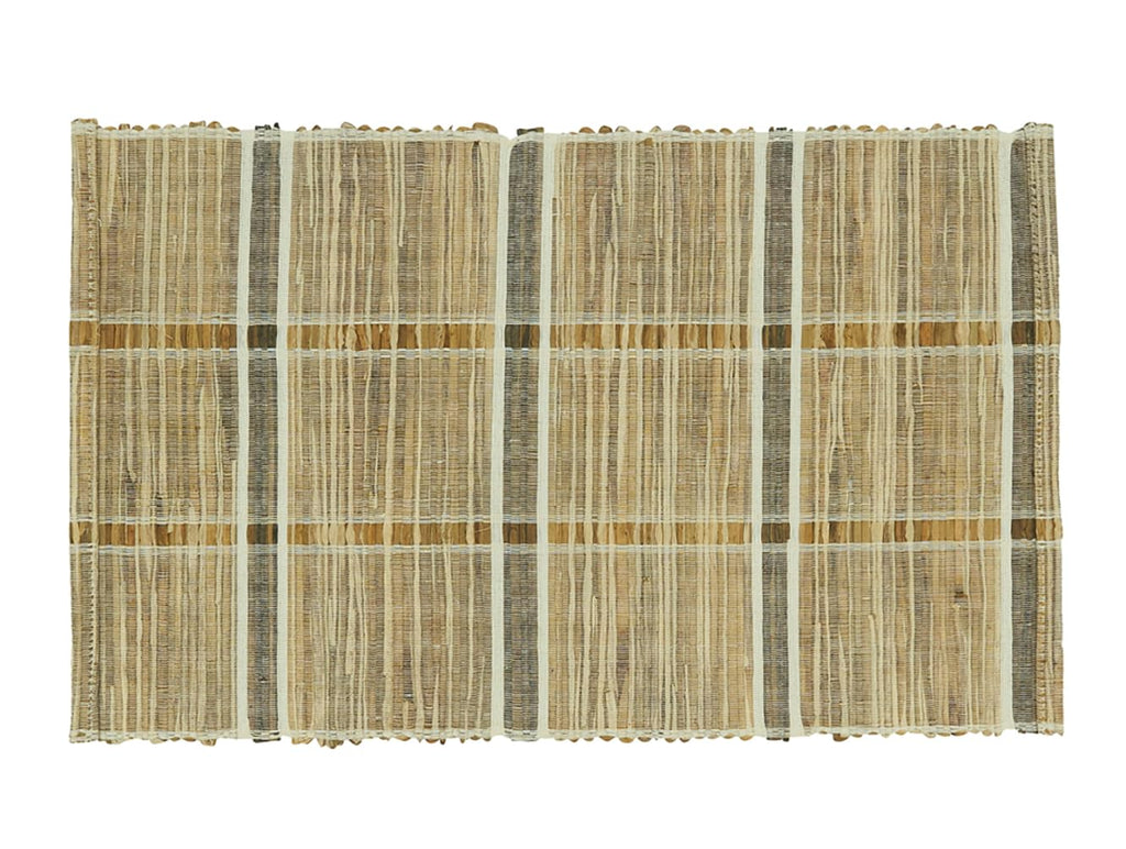 Striped Water Hyacinth Table Runner