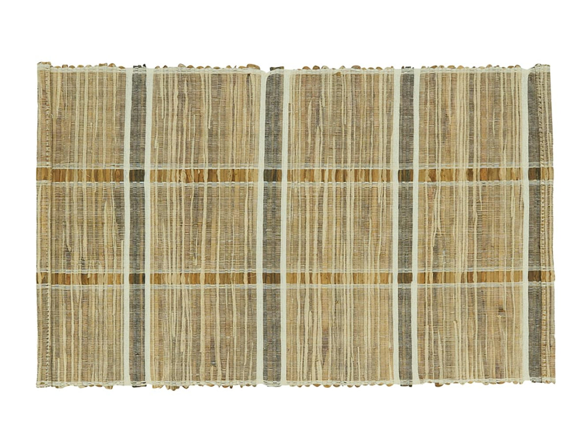 Striped Water Hyacinth Table Runner