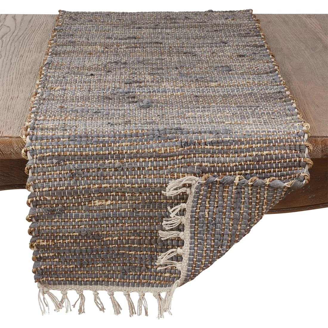 Chindi Fringe Runner or Placemat Set, view 8
