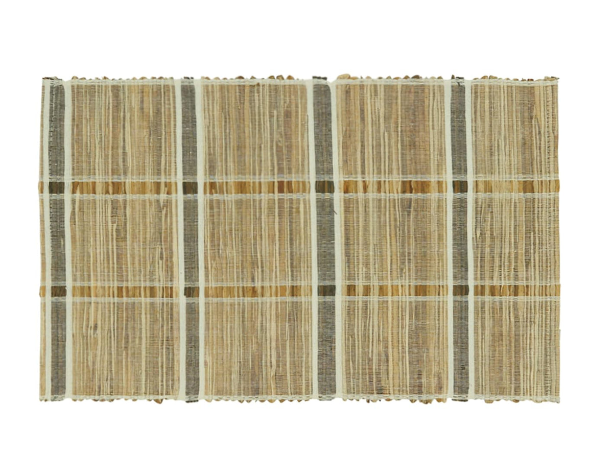 Striped Water Hyacinth Table Runner