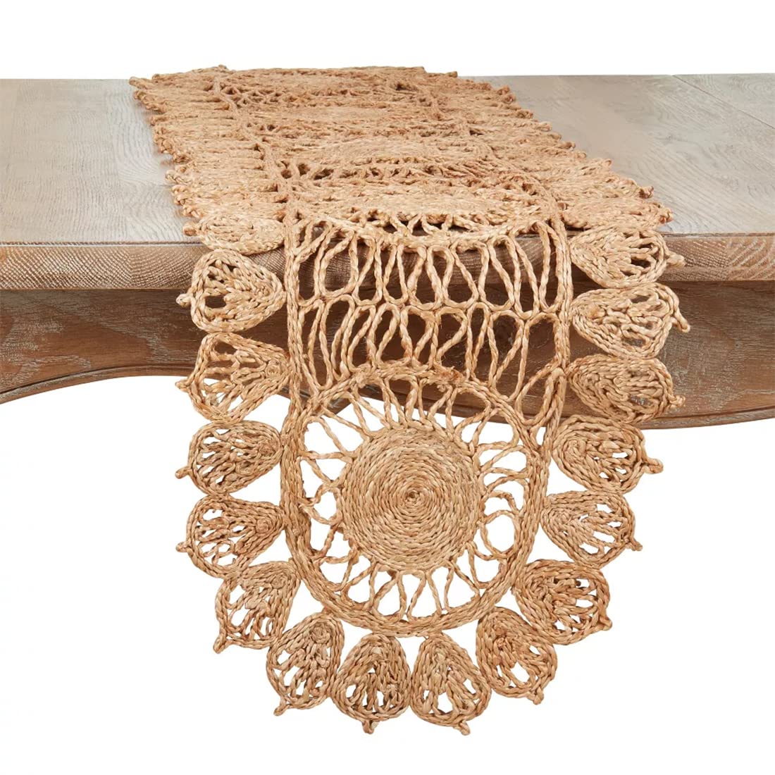 Jute Open-Weave Table Runner