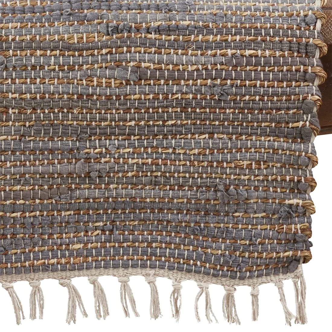 Chindi Fringe Runner or Placemat Set, view 9