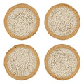 Hand-Braided Jute Round Placemats, Set of 4
