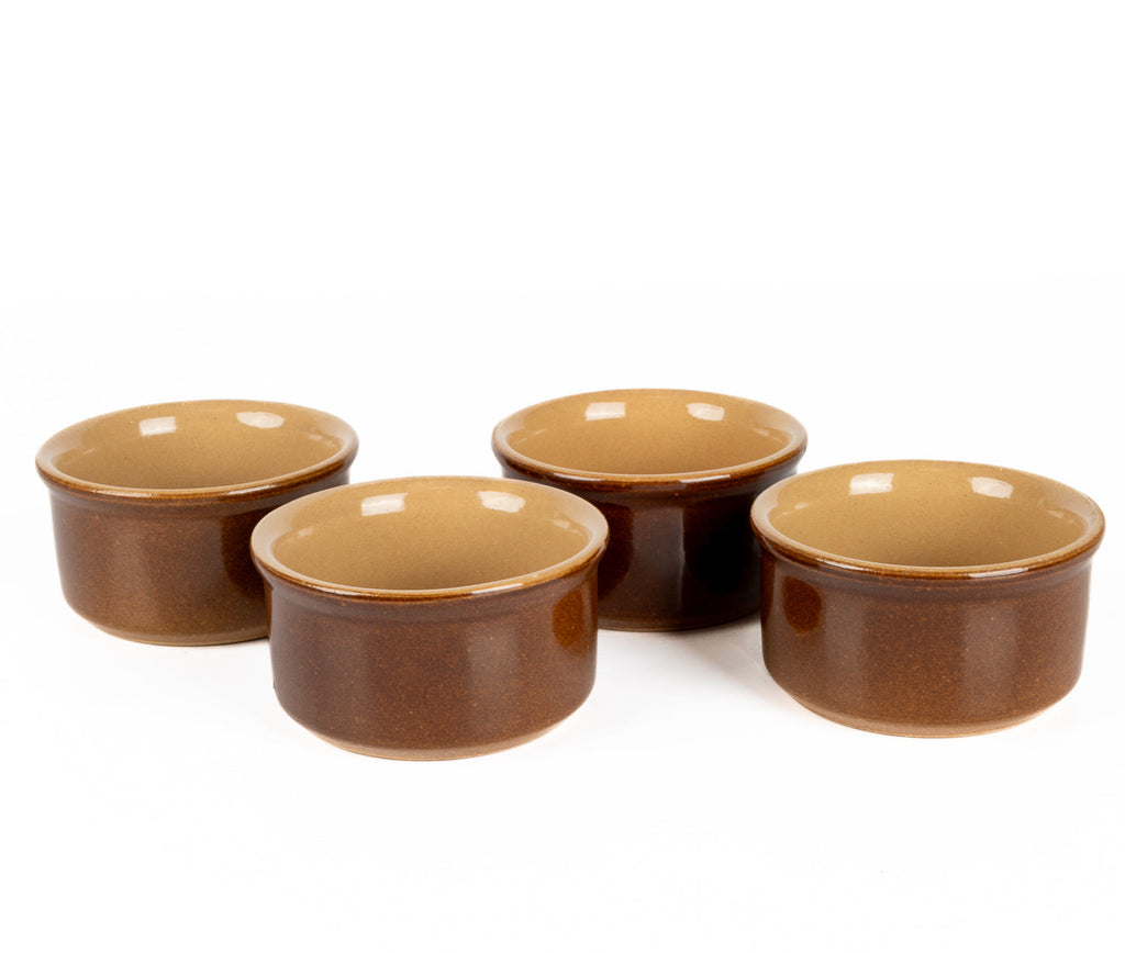 Vintage French Salt-Glazed Round Bowls, view 5
