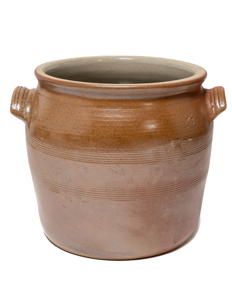 Vintage French Salt-Glazed Barrel Crock, Bonny sur Loire, view 12