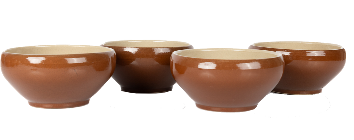 Vintage French Stoneware Bowls, view 12