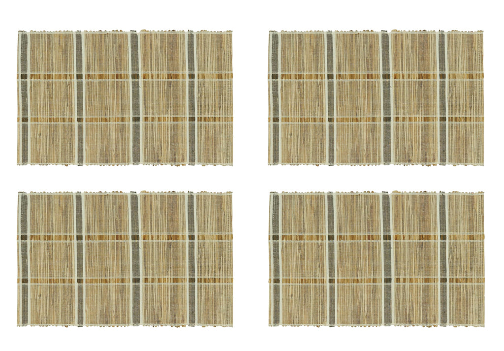 Striped Water Hyacinth Table Runner