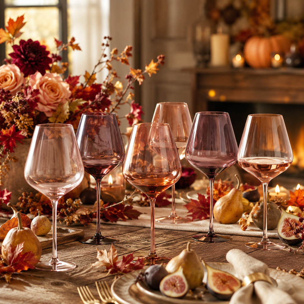 Venus Stemmed Wine Glasses, Set of 6, alternate view