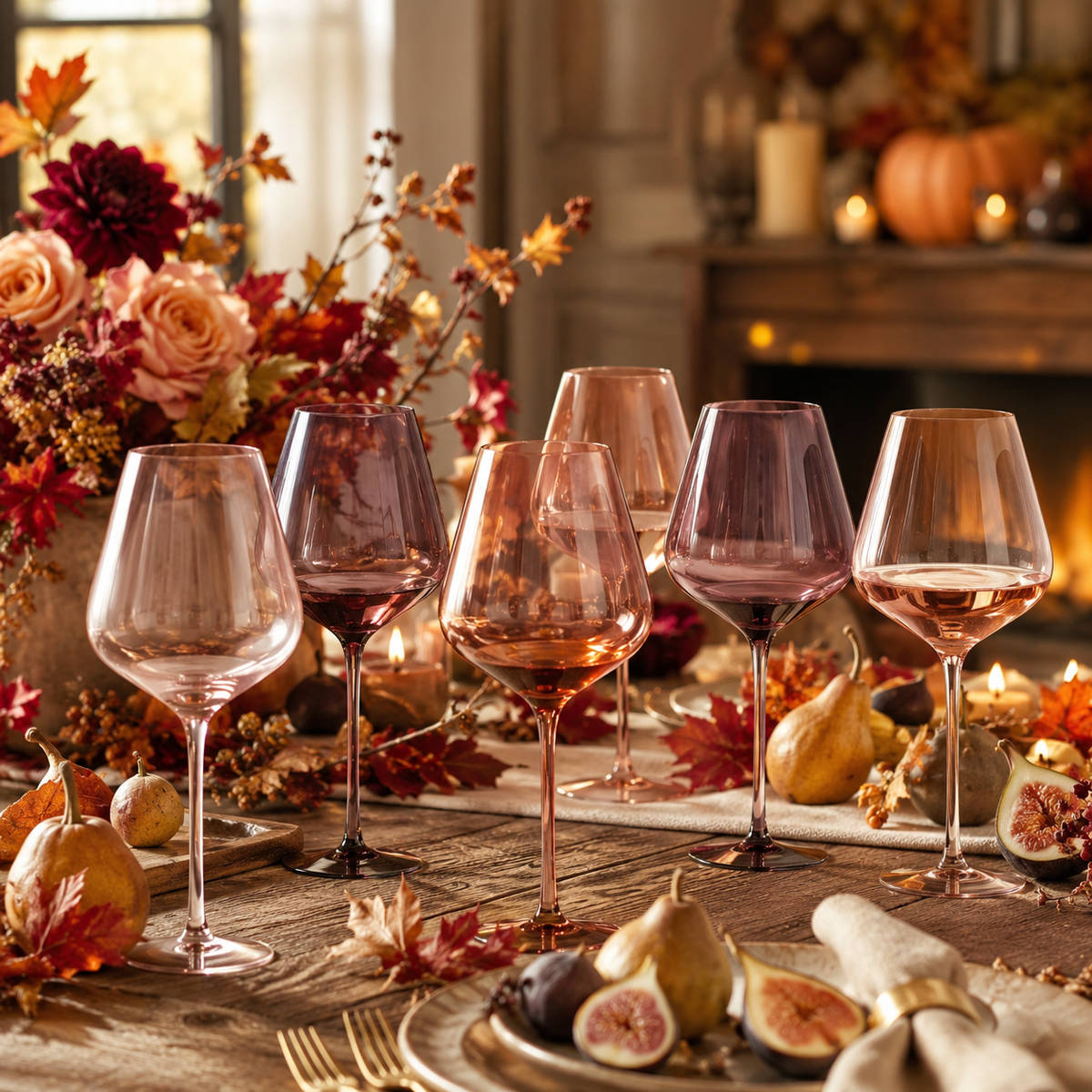 Venus Stemmed Wine Glasses, Set of 6, alternate view