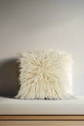 Handwoven Wool Pillow, Stones