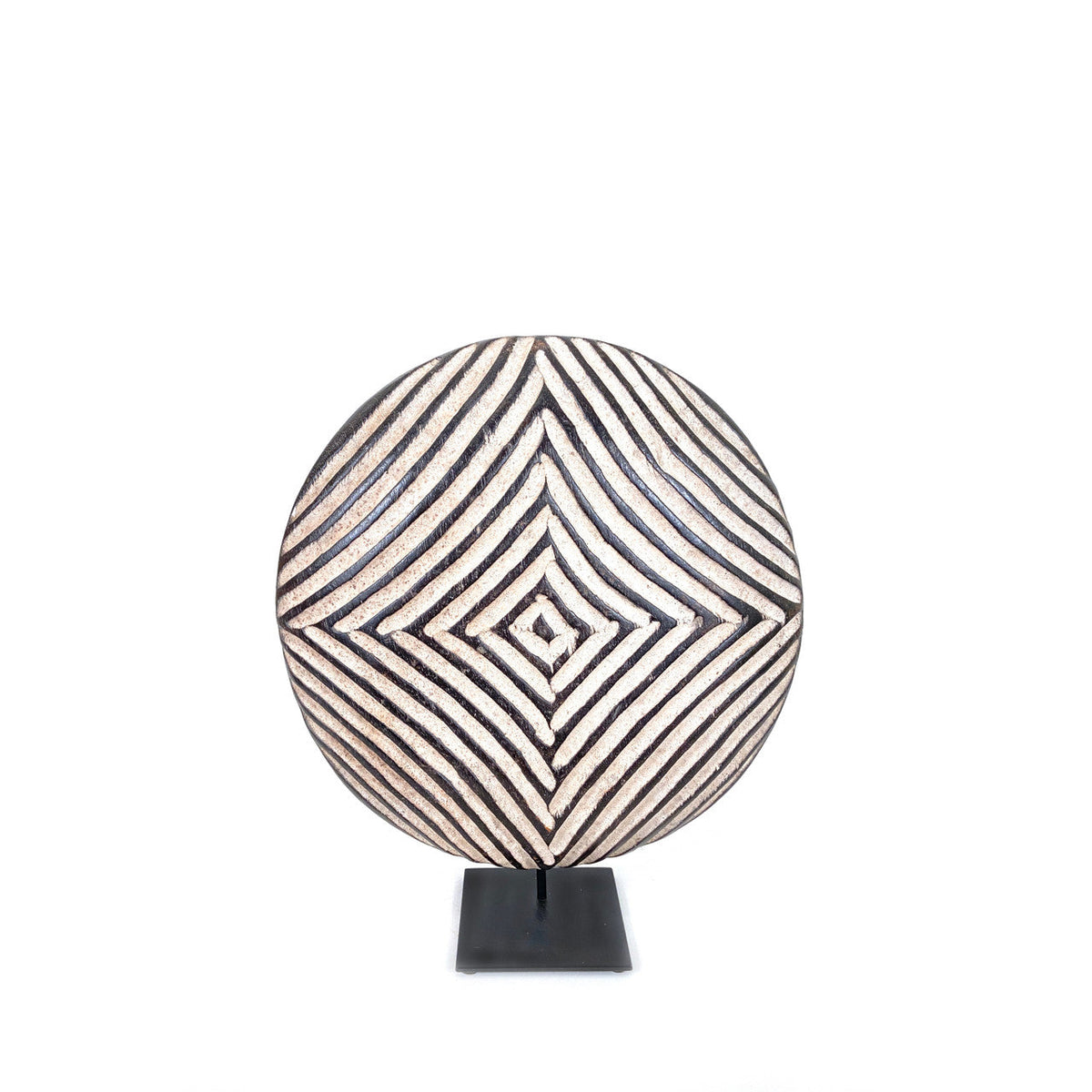 Bamileke Geometric Shield Wall Hanging, 12 in, view 5