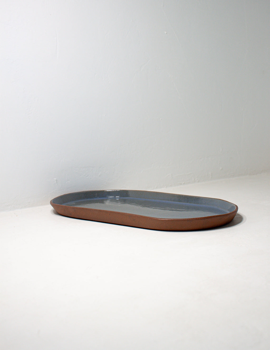 Hand-Thrown Oval Platter, Medium, another angle