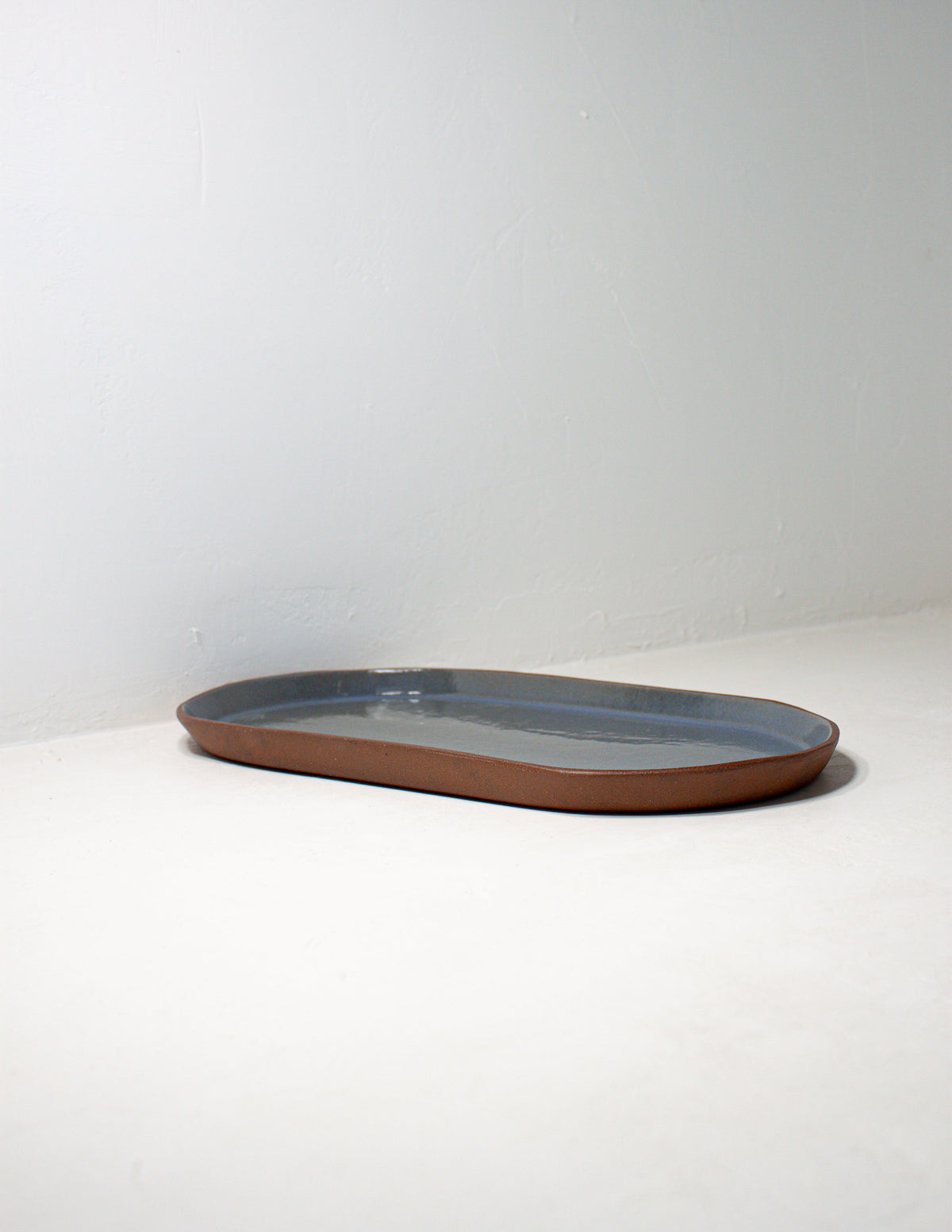 Hand-Thrown Oval Platter, Medium, another angle