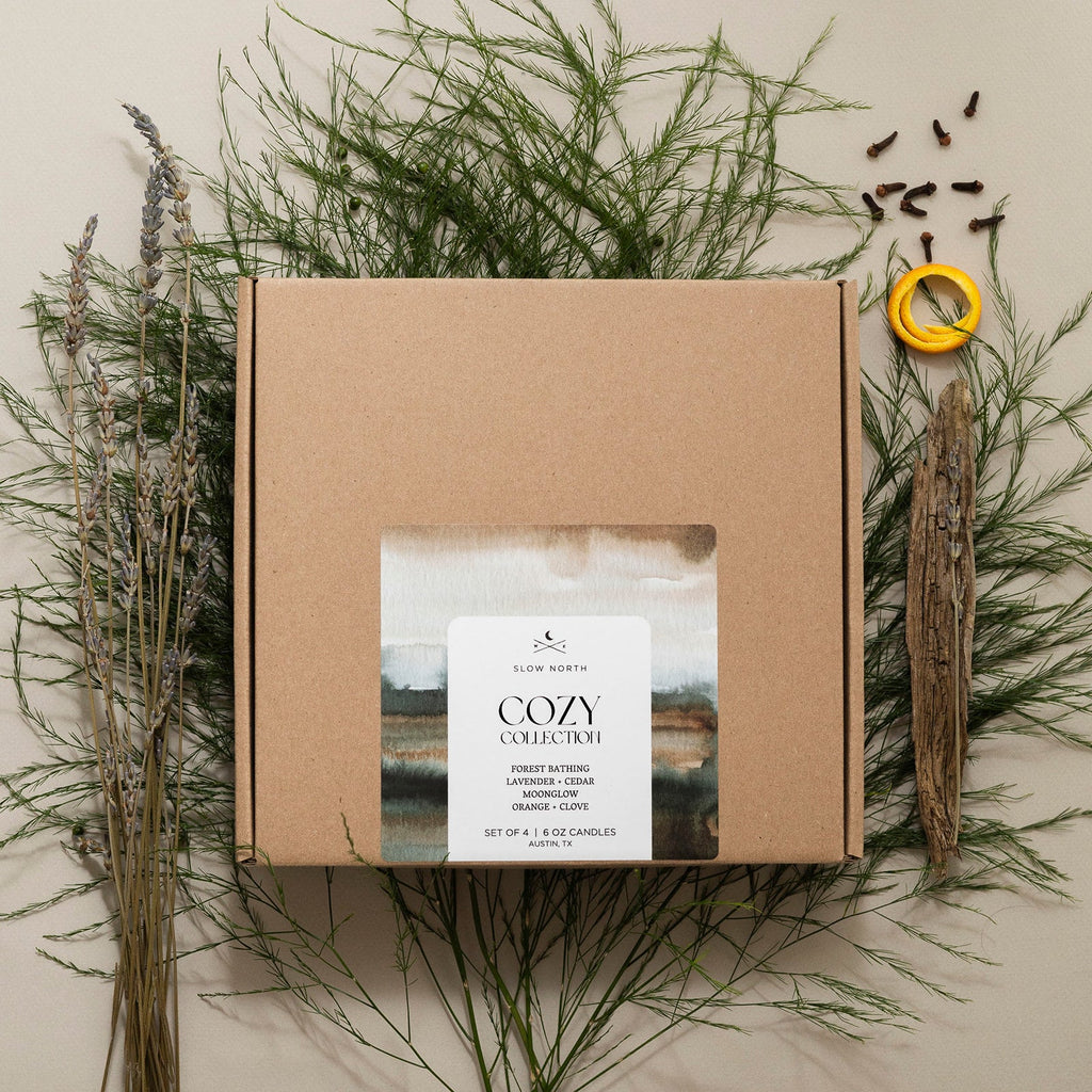 Cozy Collection Soy Candle Travel Tins, Set of 4, another angle