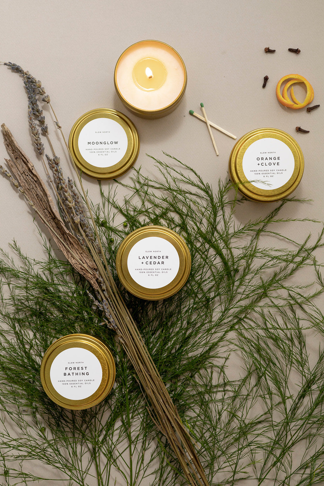 Cozy Collection Soy Candle Travel Tins, Set of 4, view 6