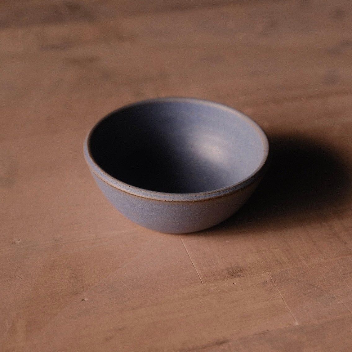 Hand-Thrown Stoneware Side Bowl photographed on a bone white surface in soft natural light