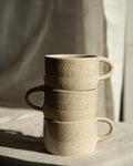 Speckled Stoneware Mug, White Sand