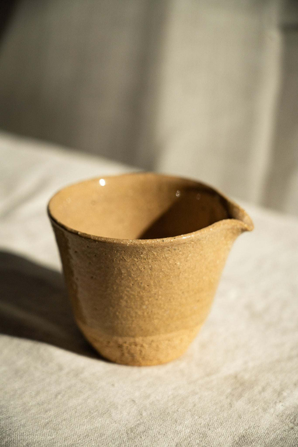 Stoneware Fair Cup, Yellow Speckles, view 6