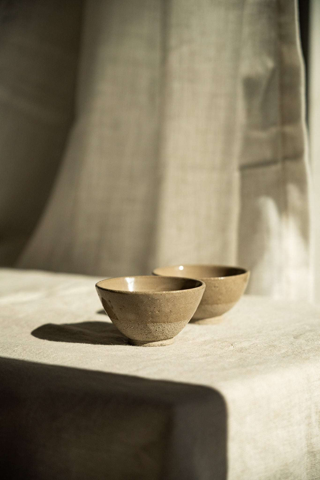 Speckled Stoneware Small Tea Cup, Gray, view 7
